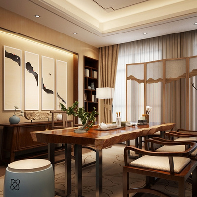 现代简约三居室室内装修设计师套餐服务全屋家装设计效果图方案-一兜糖yidoutang.com